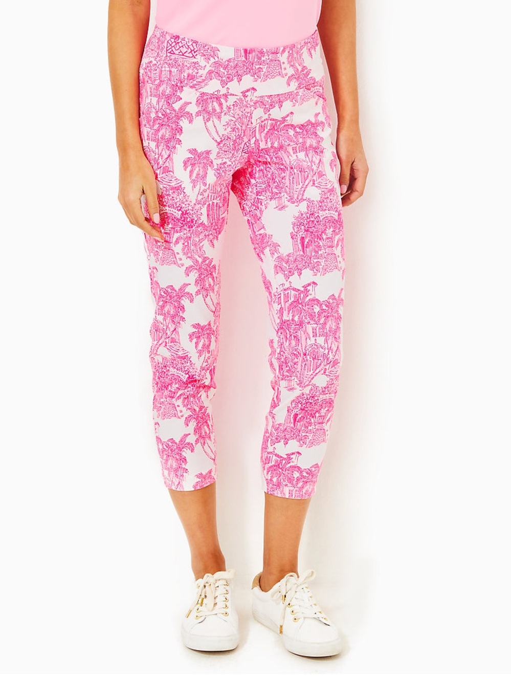 Lilly Pulitzer Women’s Corso Crop Pants UPF 50+ Luxletic 25’ - Size 8